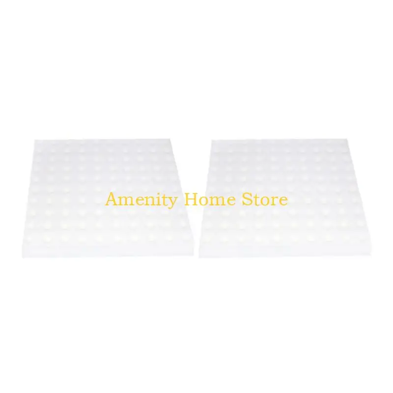 F26C Hydroponic Foam Pad Sheets with Planting Holes for Countertop Herbs and Household Green Germination Projects Use