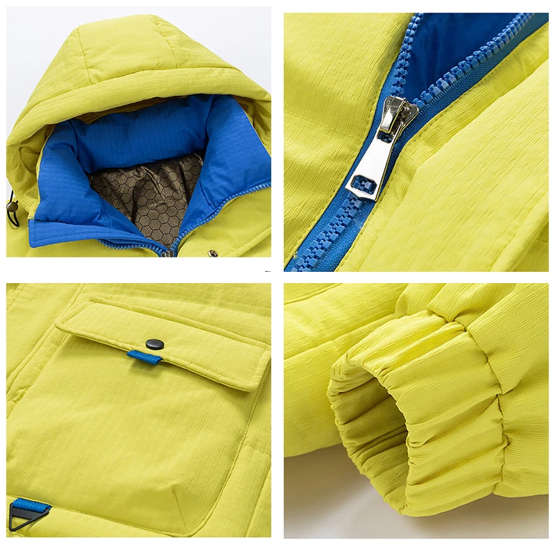 Мужские парки с капюшоном, зимняя модная теплая ветрозащитная хлопковая одежда, новые утепленные однотонные мужские пальто с большими карманами для отдыха