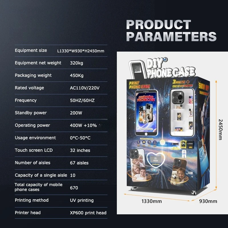 High Profit Self Service Phone Case Printer Hot Selling Automatic Mobile Shell Printing Vending Machine