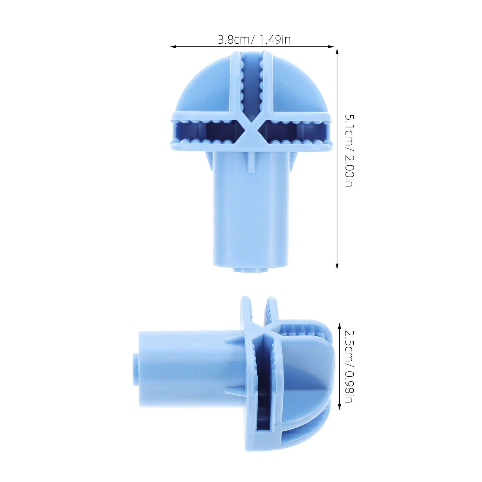 10Pcs Cat Cage Caster Wheel Adapters Plastic Spinner Sleeve Connectors Compatible with Bird Cages Wardrobes Small Rolling Caster view 6
