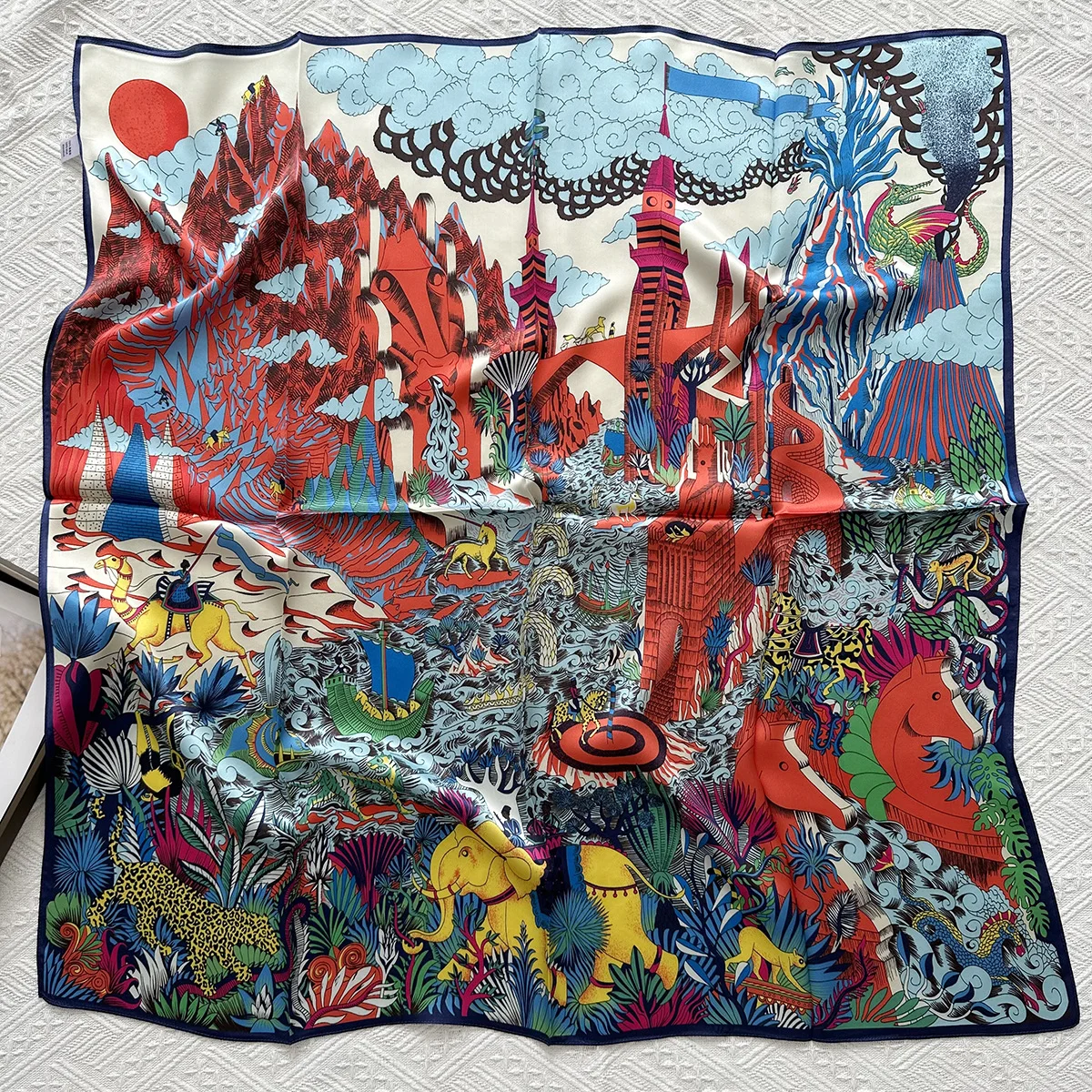 

Мягкий шелковый шарф 90 см, квадратные атласные банданы, шали, сумка для одежды, аксессуары, подарок для мамы влюбленной