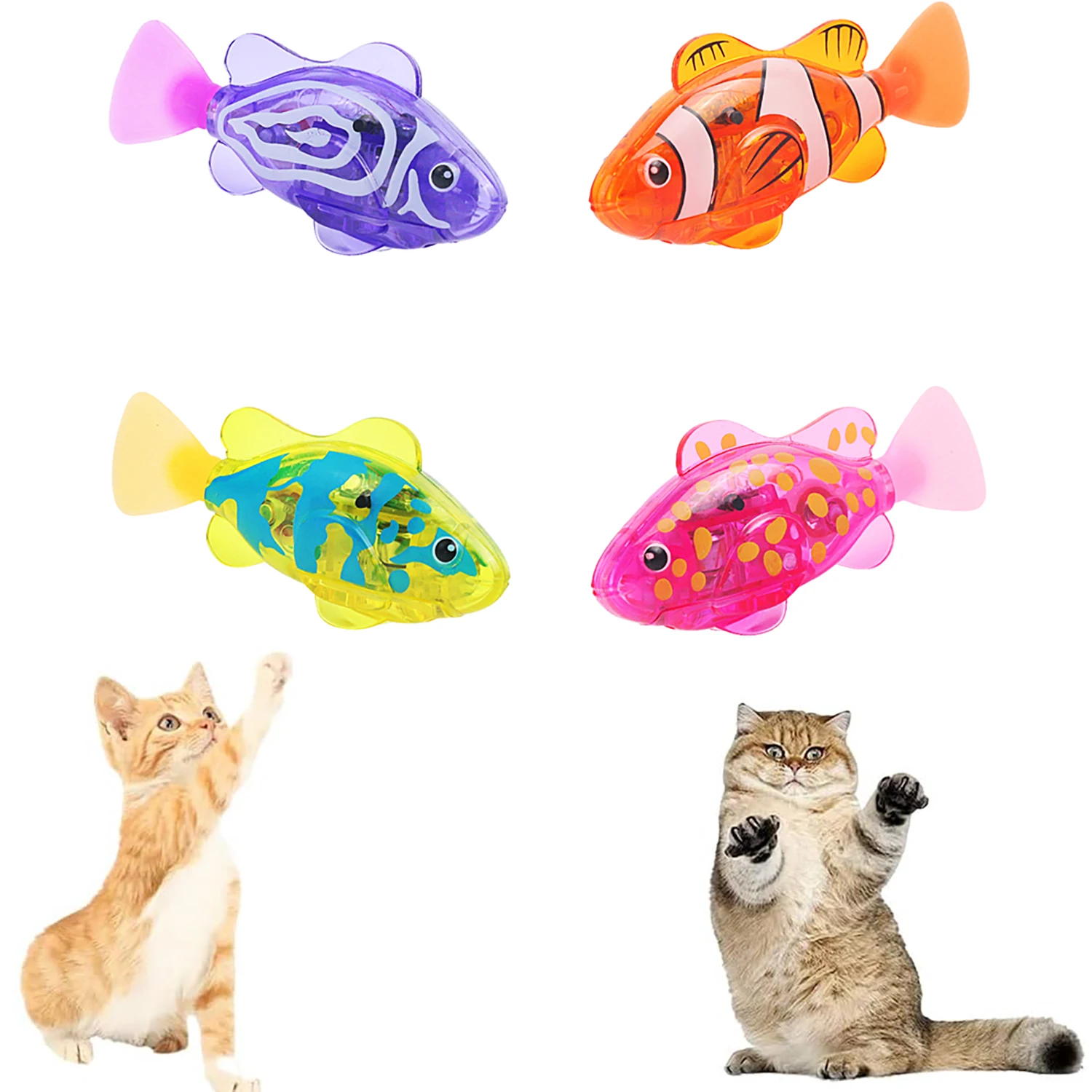 

Simulated clownfish, a novel children's toy that moves in the water in summer, and a parent-child interactive toy