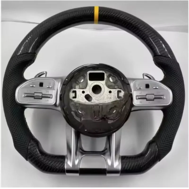 

C63 E63 W213 W205 C43 A45 G63 G500 S63 GLA45 GL-S63 Car Custom Carbon Fiber Car Steering Wheel