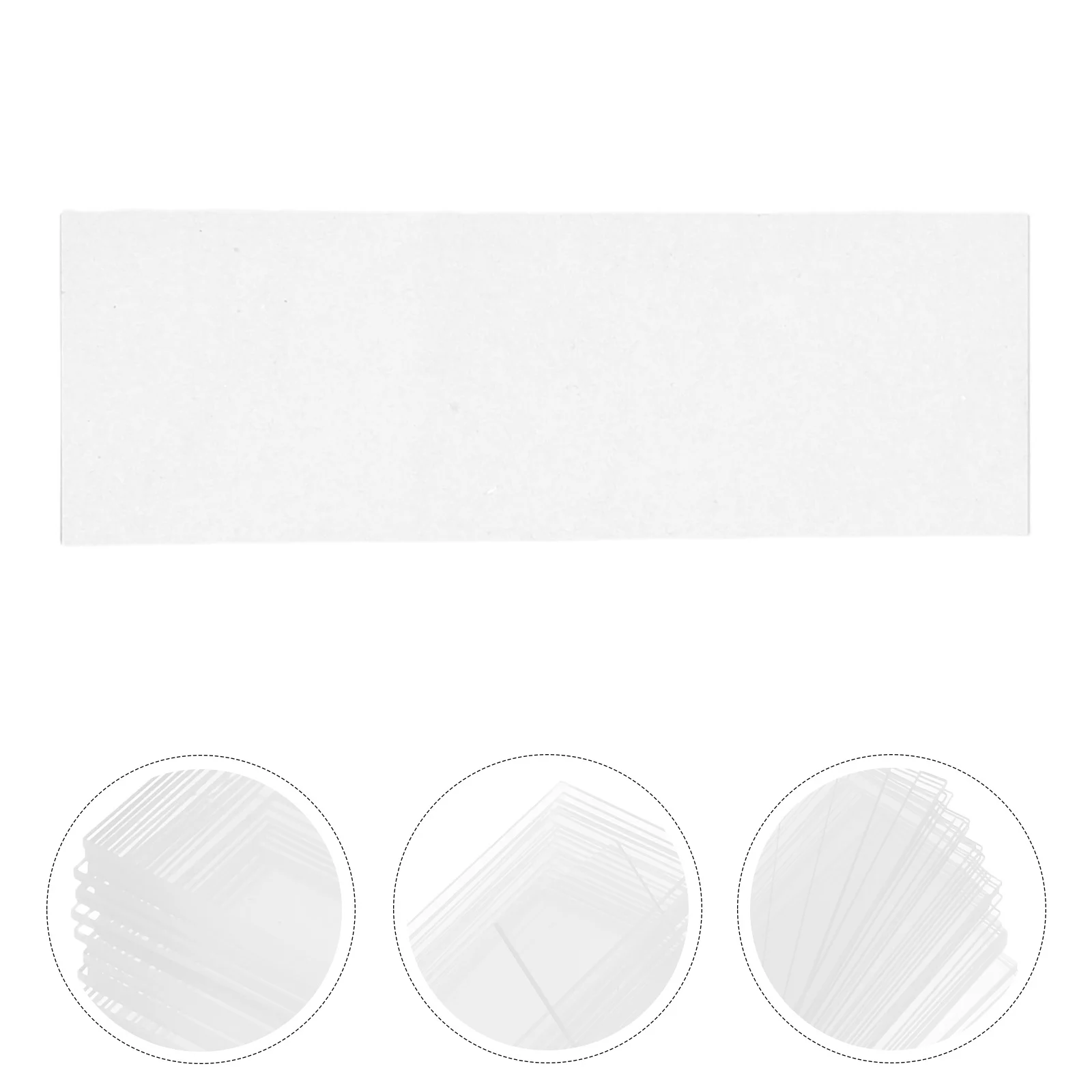 

100Pcs Microscope Slides Precleaned Transparent Glass Heat Resistant Smooth Surface for Biological Research Microbiology Lab