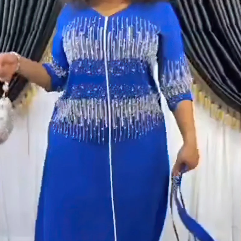 Abiti Donne Musulmane Aperto Abaya Dubai Jalabiya Eid Ramadan Diamanti Cintura Marocco Caftano Islam Abiti Cardigan Robe 2025
