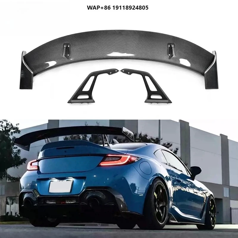 

For GR86 ZN8 Carbon Fiber A-D Style Rear Spoiler A-D Swan Neck Wing for Subaru BRZ ZD8 2021+ Car Bumper