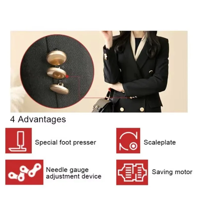 

BT-4-2 High Ankle Button Attach Sewing Machine Ball Button Attach Sewing Machine Mushroom Button Attach Sewing Machine