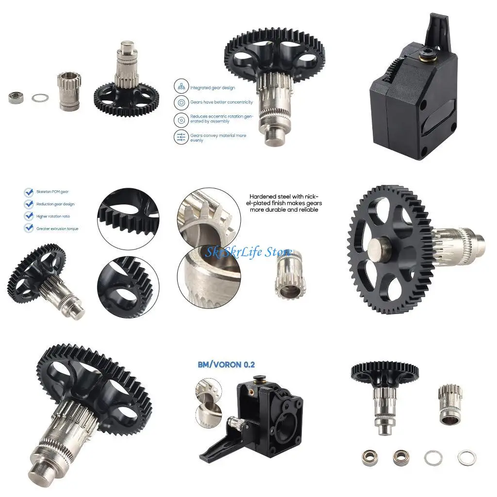 

E65E POM GEAR Идеально подходит для Voron 0,2 -принтеров больше равномерной трансмиссии