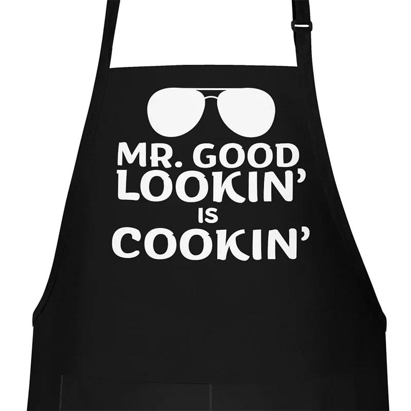 Funny Men Apron BBQ Husband Dad Boyfriend Friend Chef Father\'s Valentine\'s Day Christmas birthday Thanksgiving gift present