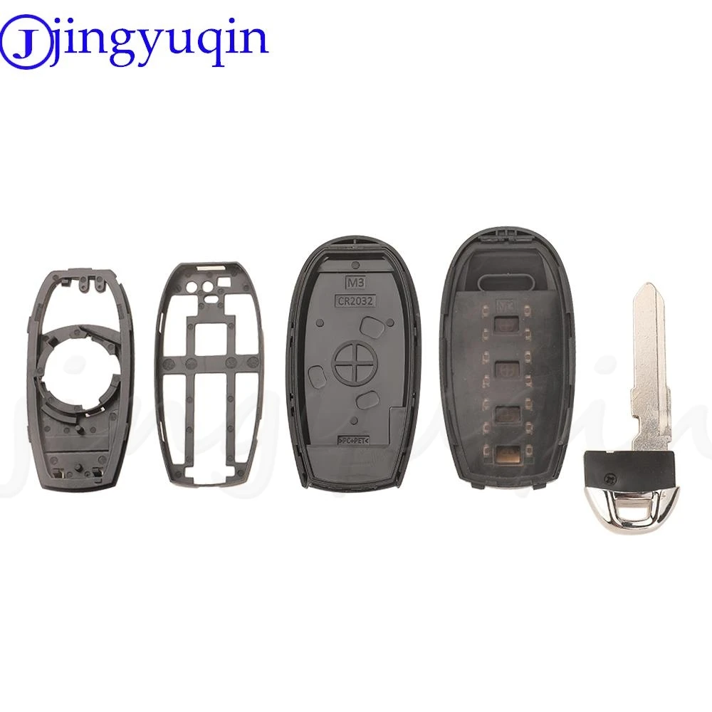 jingyuqin 2/3/4B Remote Car Key Blank Fob Shell Case For Suzuki Swift SX4 Vitara 2010-2016 TS008 / TS007 Smart With Small Key