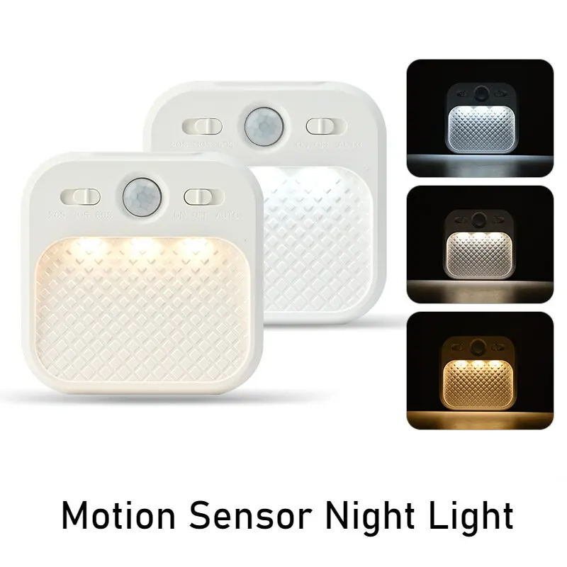 Wireless Night Light Motion Sensor พร้อมไฟ LED โคมไฟแบบชาร์จไฟได้เด็ก Night Light โคมไฟกลางคืนสําหรับโต๊ะข้างเตียงห้องนอน