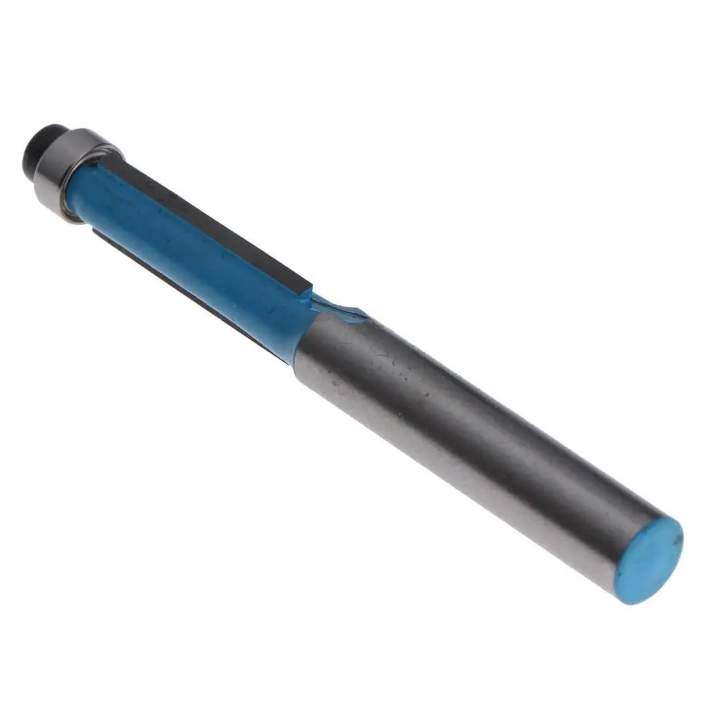 Flush Trim Router Bit Long Straight Alloy Woodworking Milling Cutter Balanced Low Vibration for Router