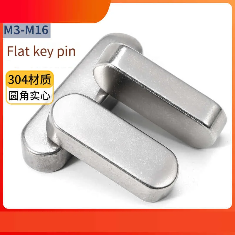 

Parallel Keys A Type GB1096 Stainless Round Ends Flat Key Pins M3 ~M12 A Type Square Dowel Drive Shaft Pin 304 Stainless Steel