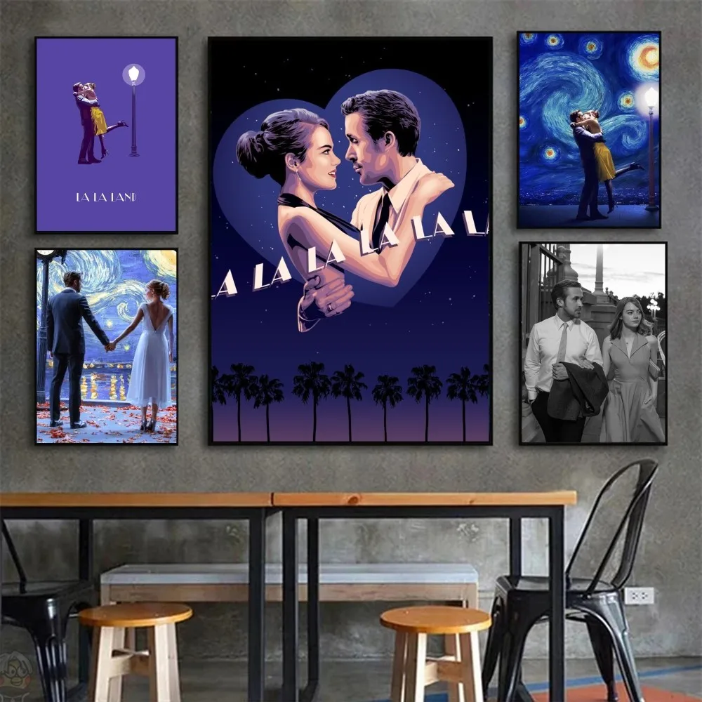 La La Land Poster Wall Art Home Decor Room Decor Digital Painting Living Room Restaurant Kitchen Art