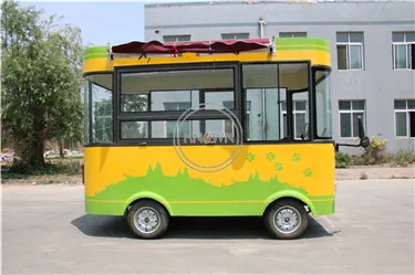 شاحنة طعام مقطورة عربة طعام مخصصة كهربائية أو بدون طاقة