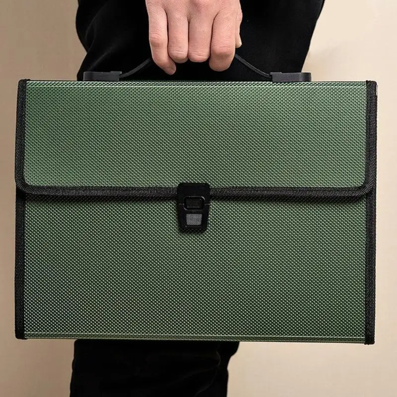 Erweiterbarer Dokumenten-Organizer, Papieraufbewahrungsmappe, Multifunktions-Aktenmappe, Portfolio-Kombi-Tasche – Detail 8