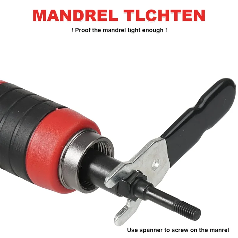 A04G-Quick Riveting Tool Rivert Nut Tool Converter M3  M5 M6 M8 M10 Adapter Plug-In Electric Rivet Nut Gun
