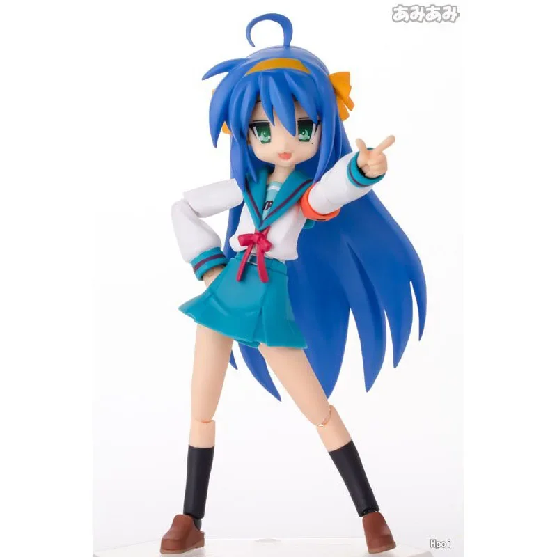 Max Factory Figma 008 EX 001 Izumi Konata Lucky Star Lovely Collection Originality Desktop Decoration and Hobbies Model Toy Gift