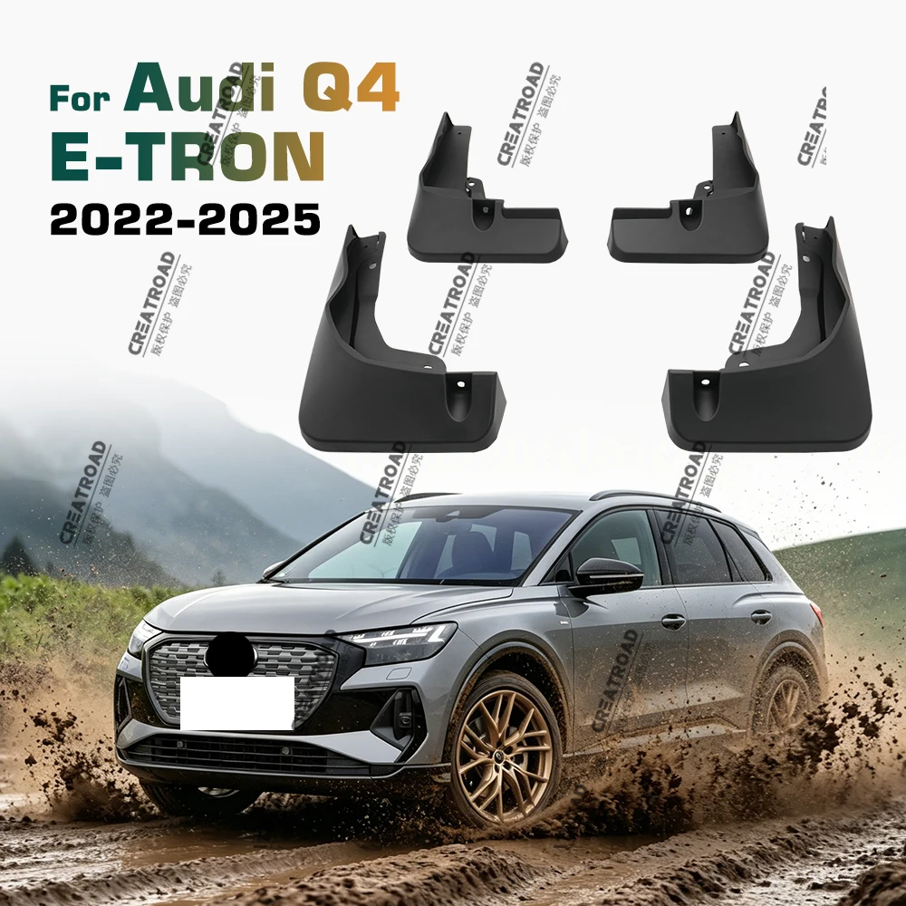 Für Audi Q4 E-TRON 2022 2023 2024 2025 Schmutzfänger Spritzschutz Kotflügel Auto-Zubehör