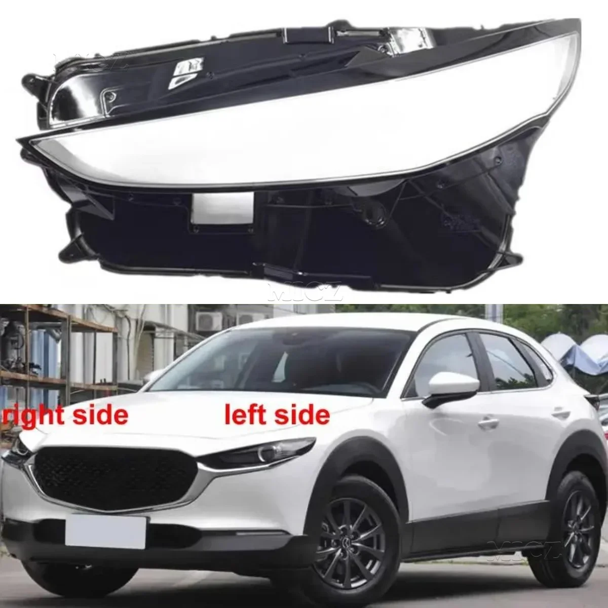 

Для Mazda CX-30 2020 2021 2022 2023 автомобильные аксессуары крышка объектива фары прозрачный абажур налобный фонарь из оргстекла