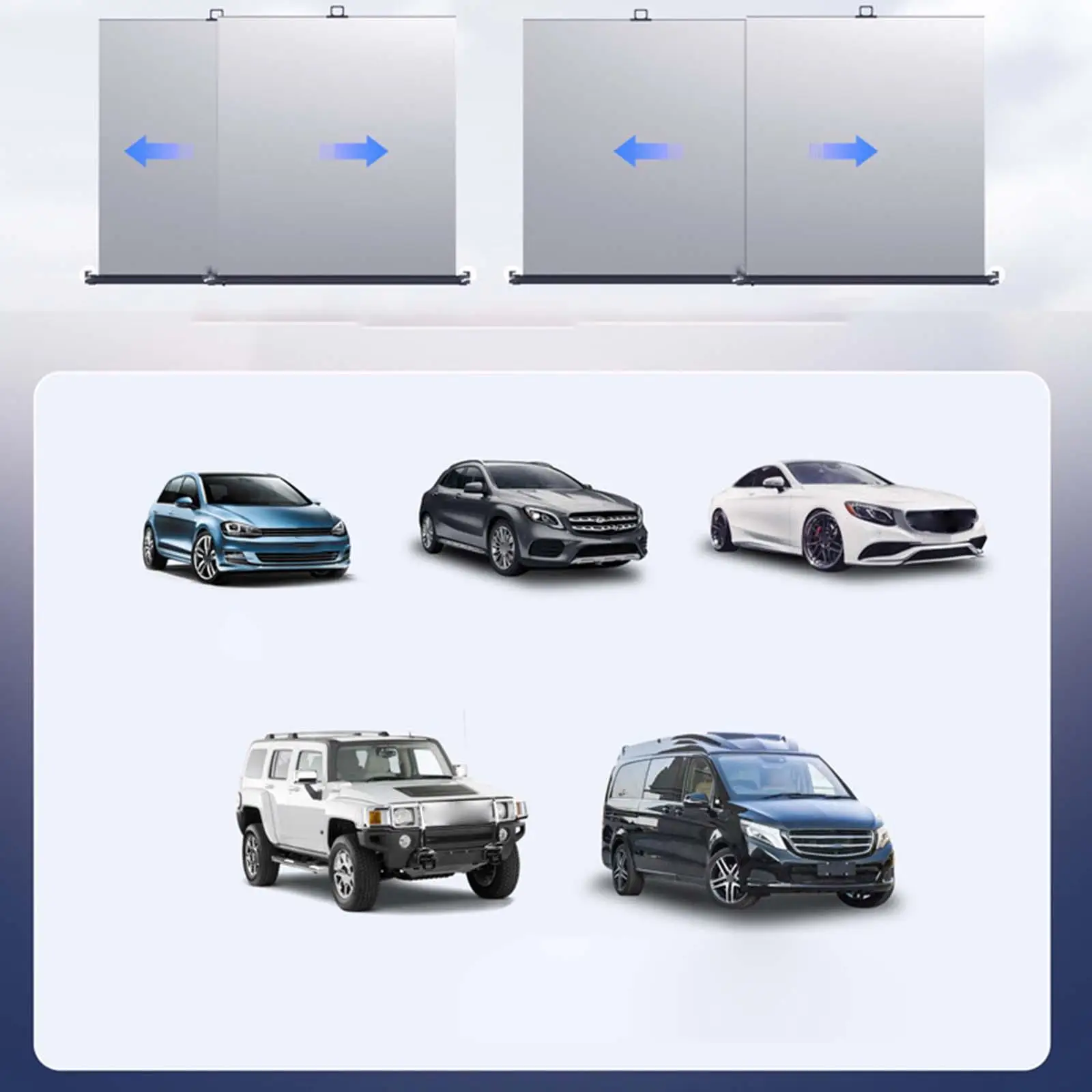 

2 солнцезащитных козырька на лобовое стекло и солнцезащитные козырьки на переднее окно для автомобильных грузовиков S