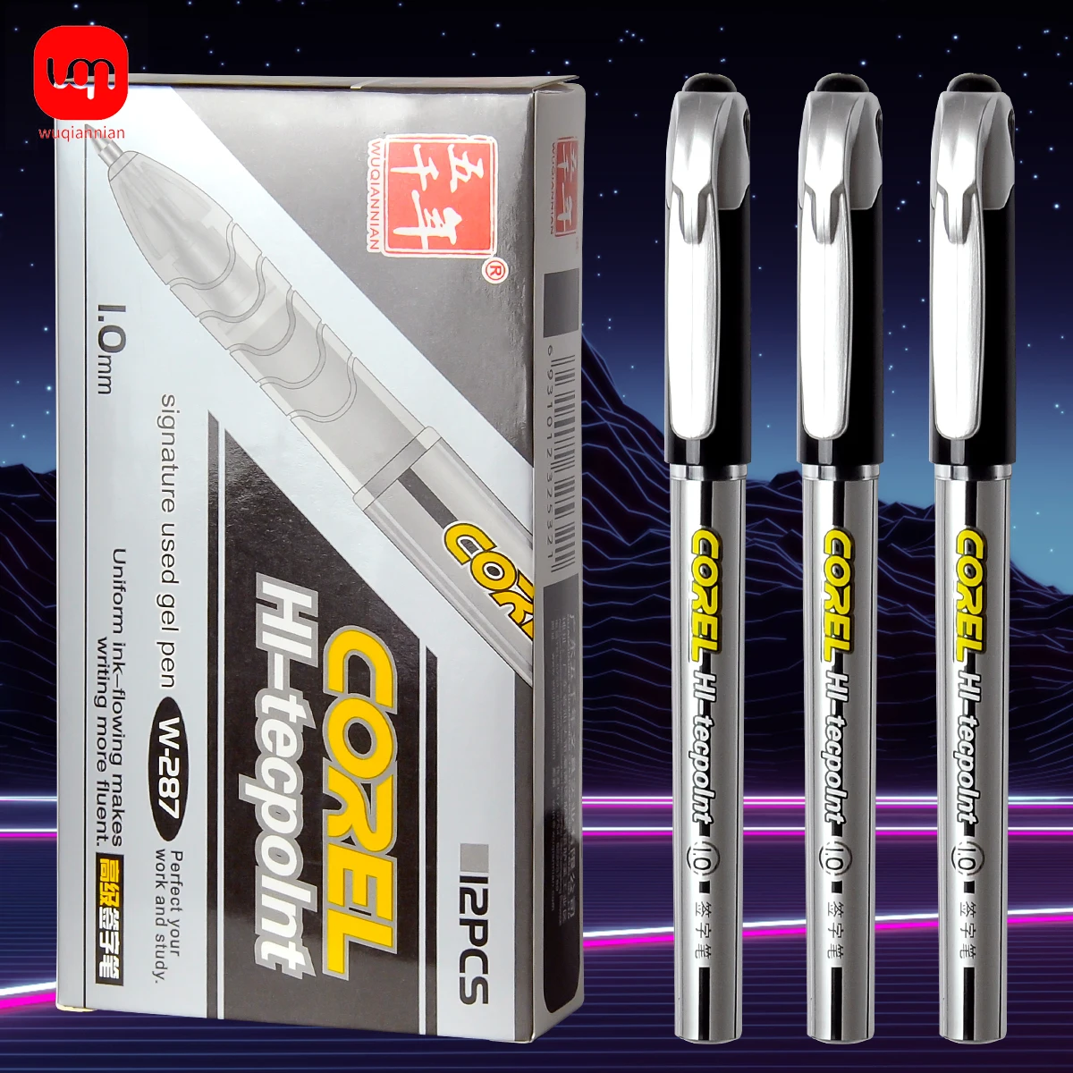 

WQN 3 шт. + набор из 12 шт. — замена основных компонентов — простое деловое использование — клеевая ручка, чернильная ручка для ноутбука большой емкости, ручка для письма