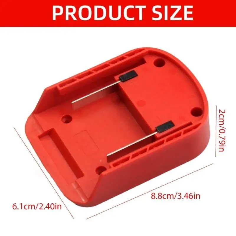 652F Battery Adapter for 18V Lithium Battery Connector Cordless Power Equipment Battery Adapter Converter Base Charging Case