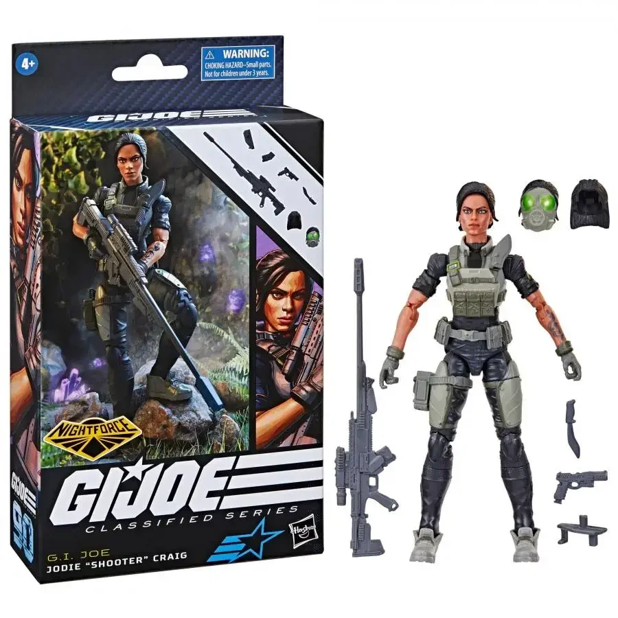 

Новый Hasbro G.I. Коллекционная экшн-фигурка Джо классифицированная серия «Джоди», «стреляющий» Крейг, 90 дюймов, 6-дюймовая (15 см), Неоткрытая