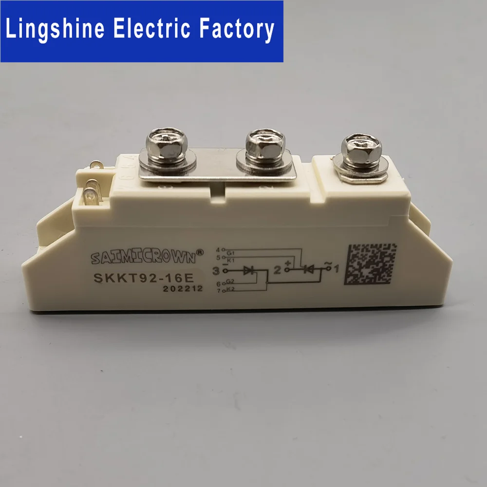 

Thyristor Modules SKKT92A 16E IGBT MODULE 92A 1600V Controlled Silicon Thyristor for Welder Control SKKT9216E