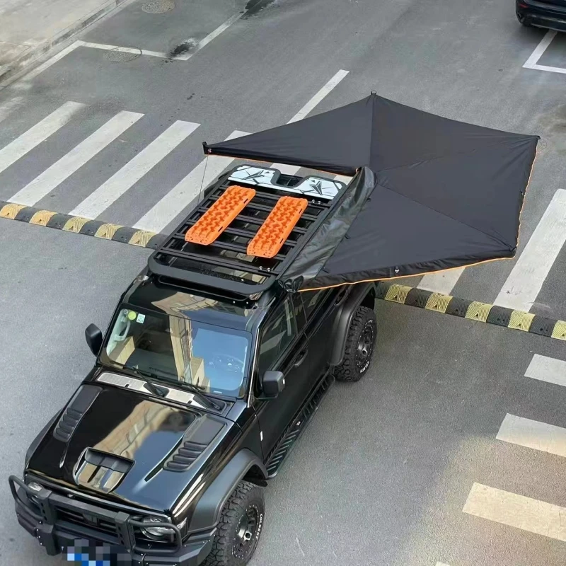 

For RV Suv Extension Waterproof Foxwing Retractable Aluminum Free Standing Awning 270 Car Awning Rear Car Side Awning For RV
