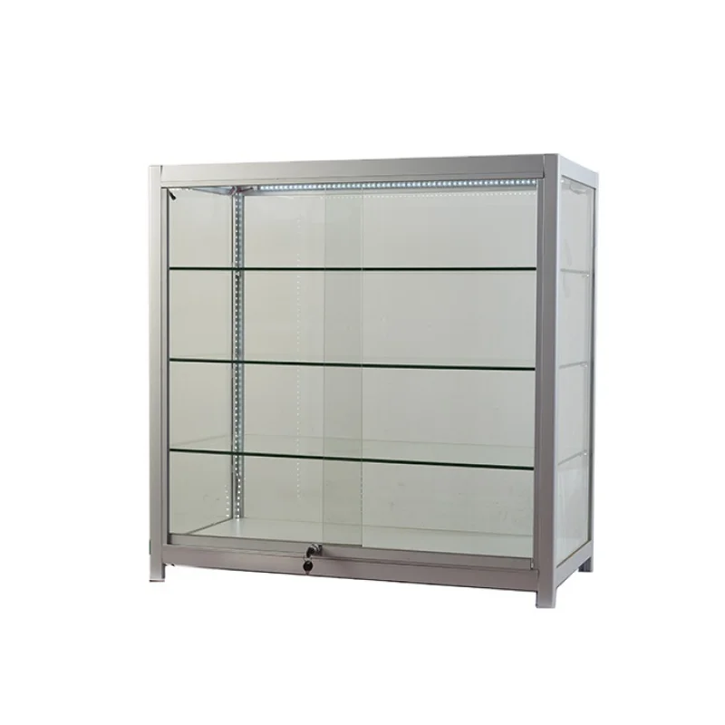 

Custom. Mobile Phone Shop Glass Showcase Mobile Store Counter Cell Phone Accessories Display Glass Cabinet Furniture with Storag