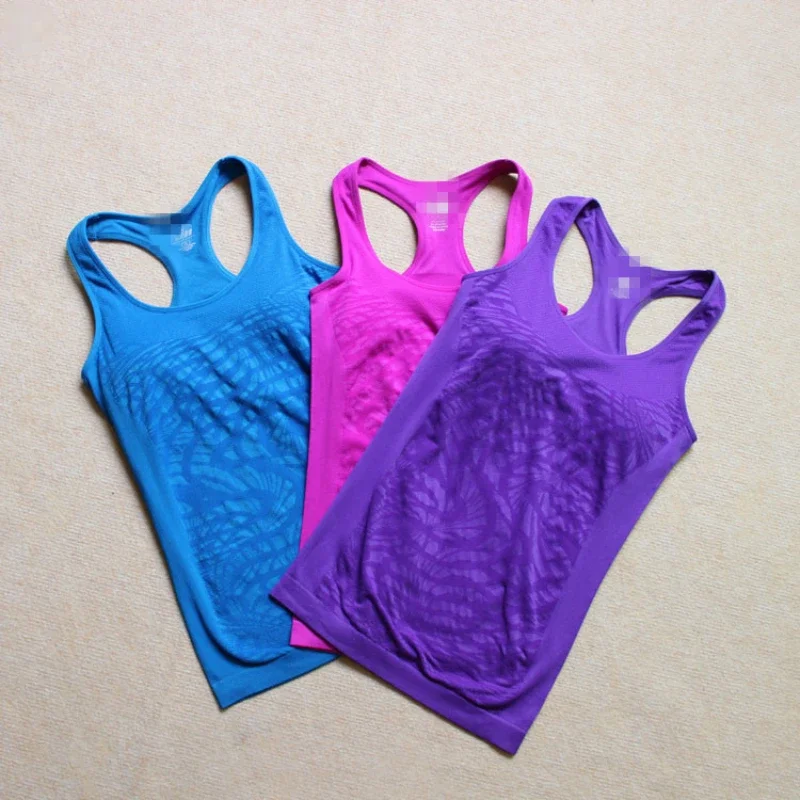 Quick-Drying Sports Yoga Running Thin Slim Gradient Color I-Shaped Vest