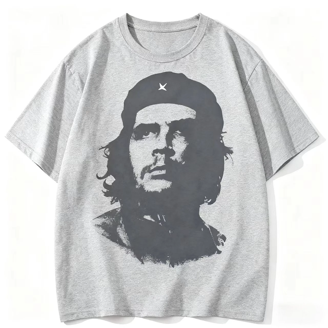 تي شيرت Che Guevara S الجديد الأمريكي القديم غير الرسمي فضفاض للرجال من القطن الخالص للدراجات النارية هو رمز ثقافي عصري