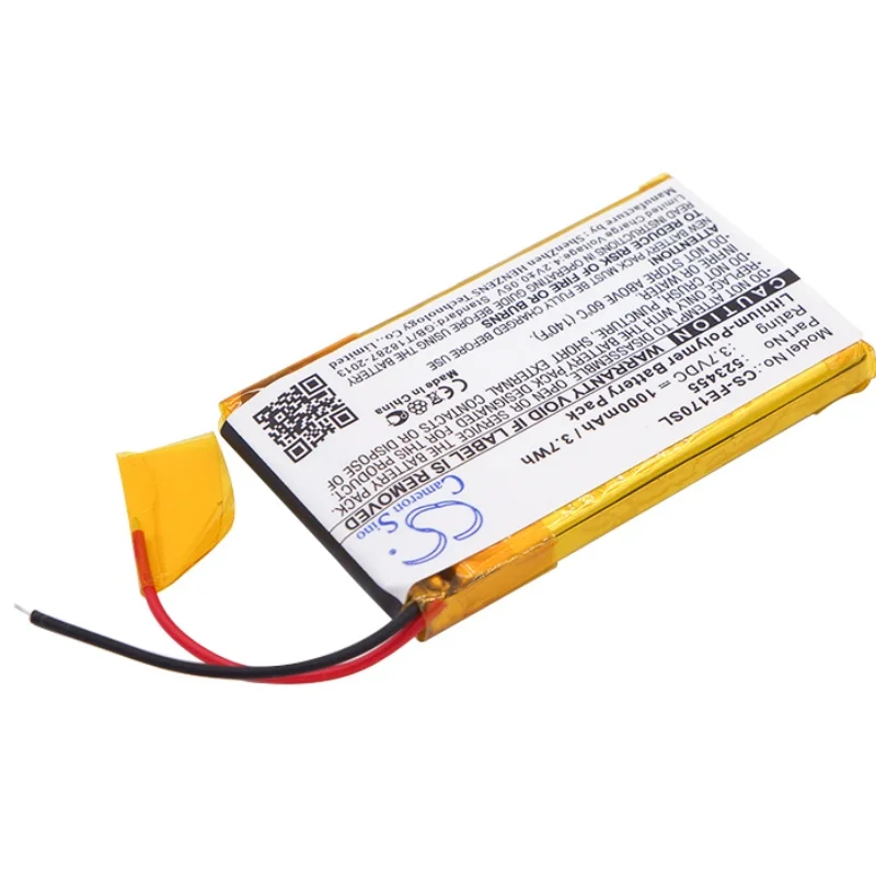 100% جديد 3.7 فولت 1000 مللي أمبير بطارية مكبر للصوت 523455 لـ Fiio E17 ، E7 + أداة #2