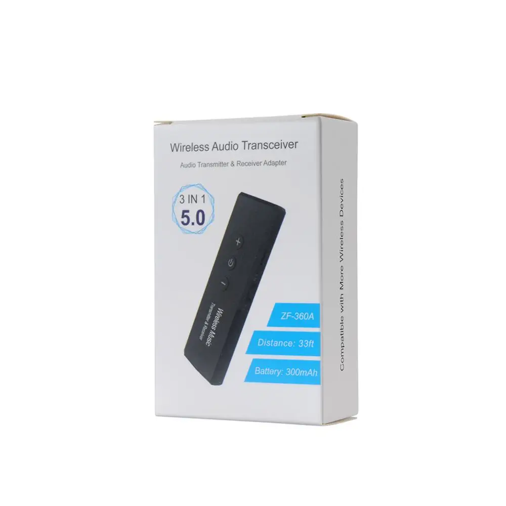 Audio Music Transmitter Mini Wireless Signal Stability Friction Resistance Portable For Car 3.5mm Jack Adapter 5.0