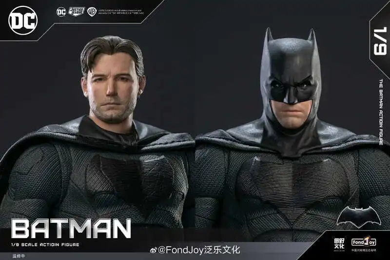 New Original Fondjoy Light Armored Batman Figure 1/9 DC Justice League The Dark Knight Figures Detective Comics Model Toy Gift