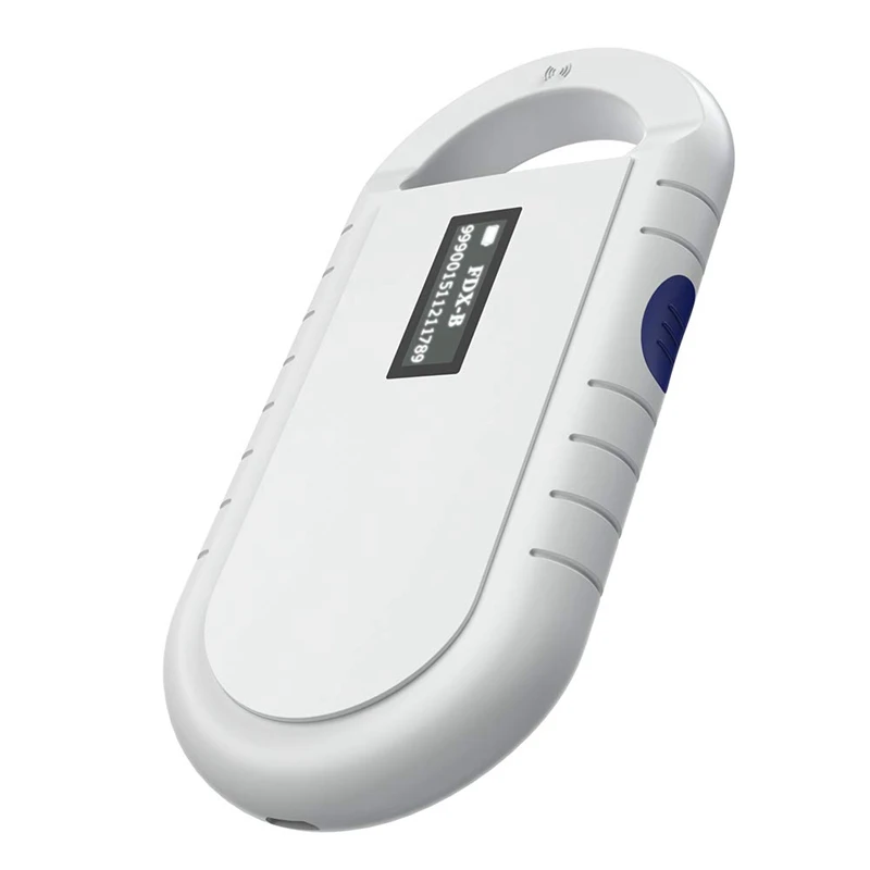 Imagem -04 - Portátil Rfid Handheld Animal Chip Reader Pet Microchip Scanner Suporta Iso 11784 11785 Fdx-b