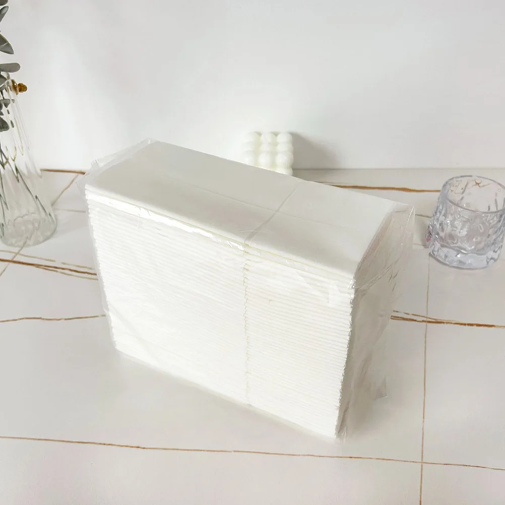 

50Pcs Thick Disposable Napkins White Tissues Dining Table Cloth Napkins Wedding Party Supplies Safe Paper