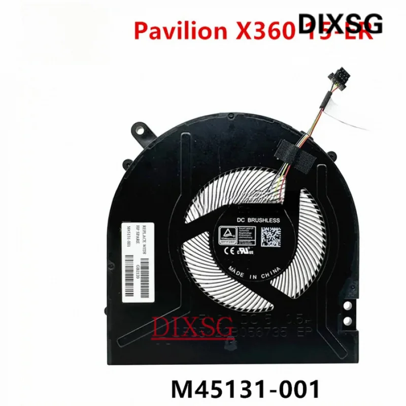 New Original for HP Pavilion x360 15-er 15-er1047nr 15-er0008ca 15-er0225od TPN-W147 CPU cooling fan M45131-001