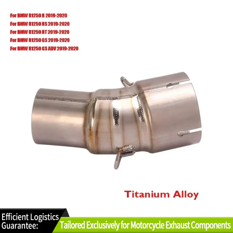 

Motorcycle Exhaust & Exhaust Systems - Middle Pipe Tubes Muffler For BMW R1250R/RS/RT/GS ADV 2019-2020