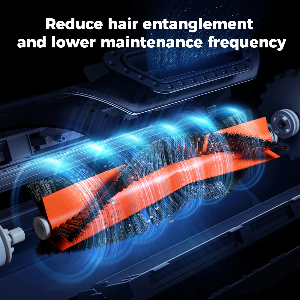 الفرشاة الرئيسية لـ Dreame S10 Pro S30 X30 X30 Pro X40 X40Pro X30Ultra X40Ultra L10s Ultra L20 Ultra Robot Vacuum Roller Brush Part #2