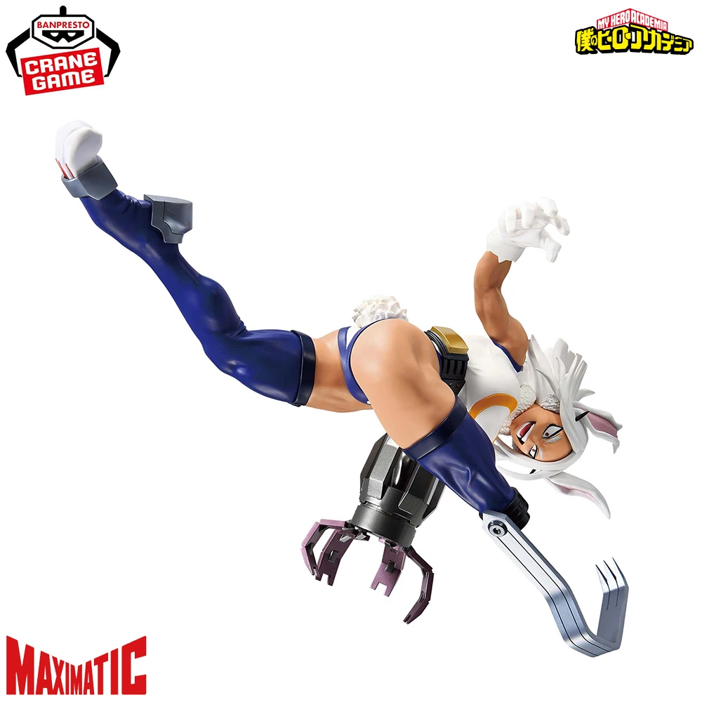 Original Box In Stock Banpresto MAXIMATIC My Hero Academia Mirko Dynamic Battle Pose Anime Action Figures Collection Model Gift view 3