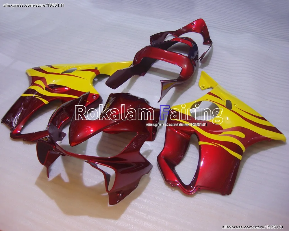 

For Honda CBR600 F4i 2001-2003 CBR600F4i 01 02 03 CBR 600 F4i Yellow Red ABS Motorbike Fairing (Injection molding)