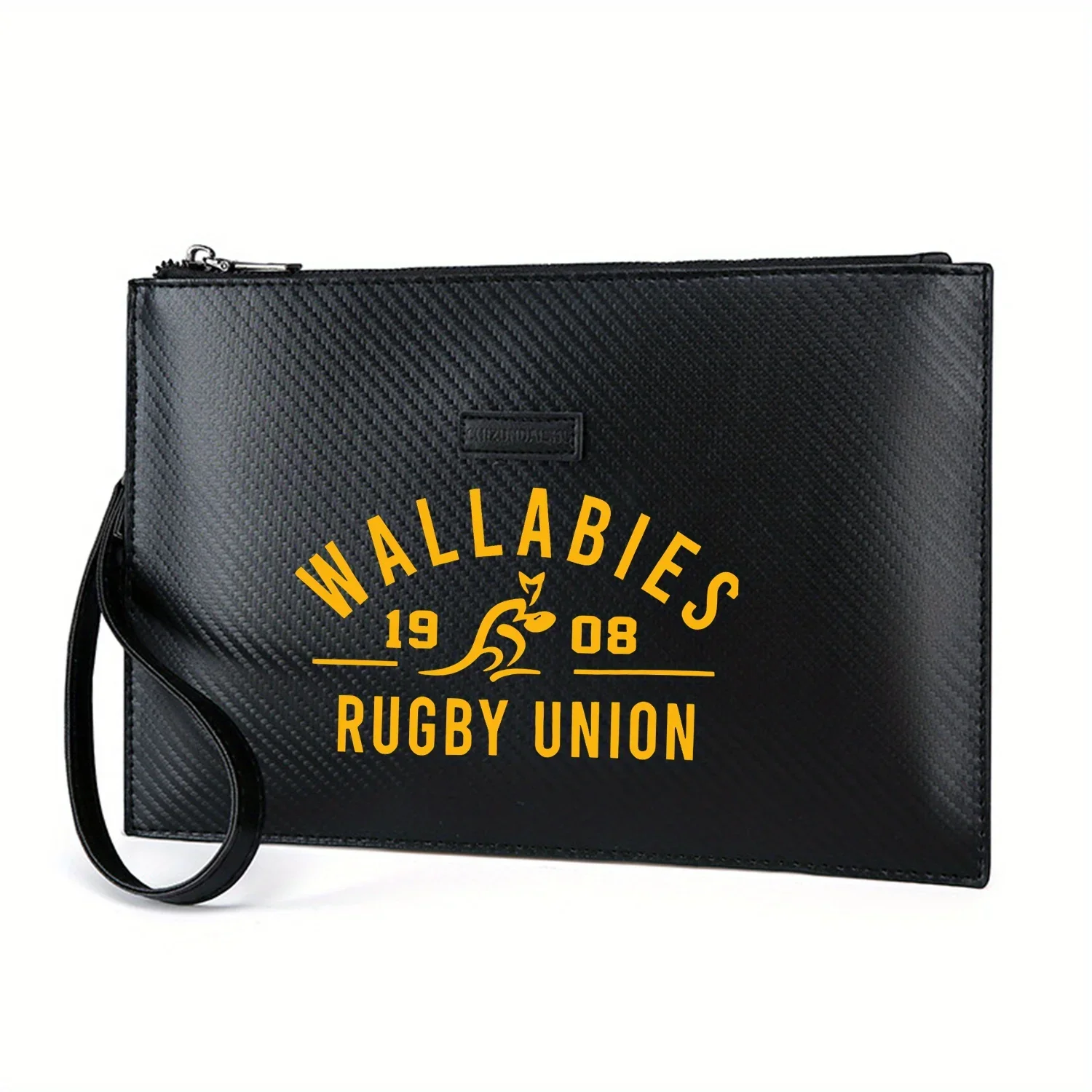 

Wallabies регби кенгуру дизайн эмблемы элегантная мужская сумка из искусственной кожи с принтом модная и практичная для повседневной носки