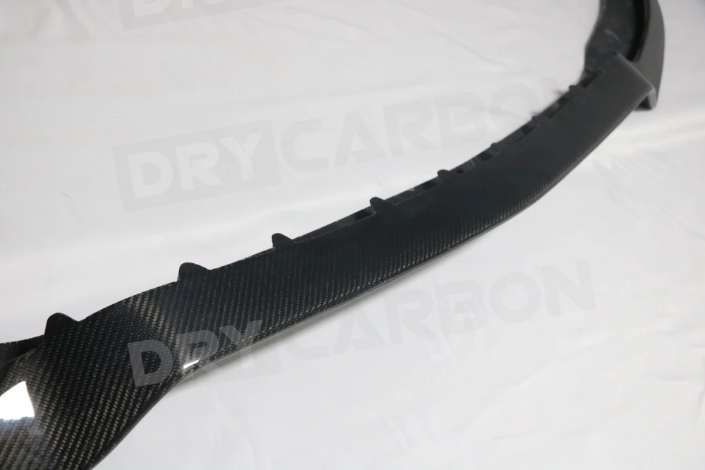 For W212 Carbon Fiber Front Lip Bumper Spoiler Chin Splitters For Benz E Class E260 300 E400 E63 2014-2016 Car Bumper Guard FRP view 4