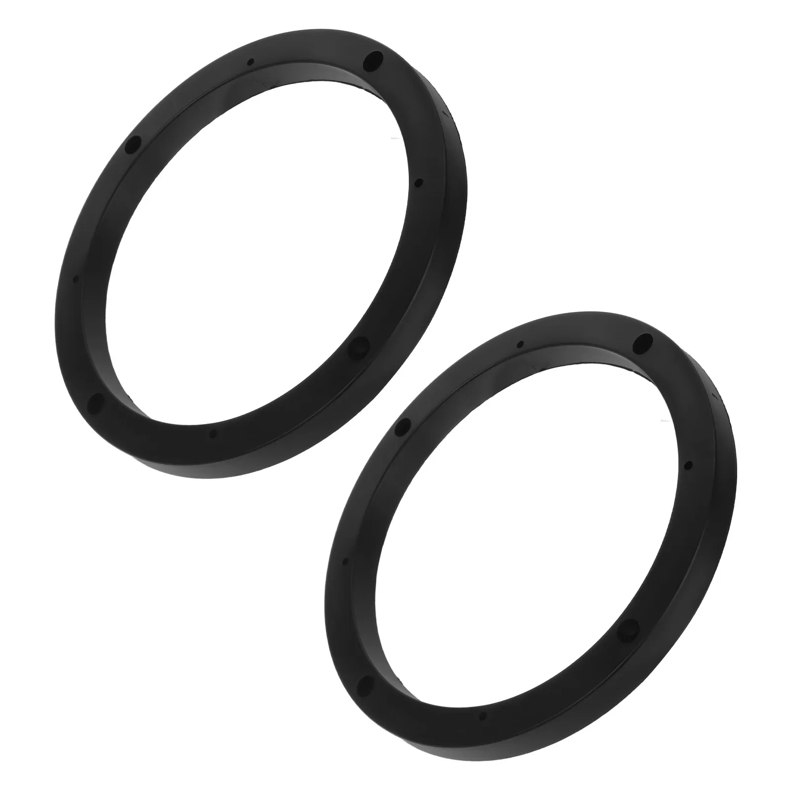 1Pair Universal 6.5 Inch Car Speaker Spacer Rings Plastic Mounting Bracket Speaker Adapter Rings for Stable Installation and