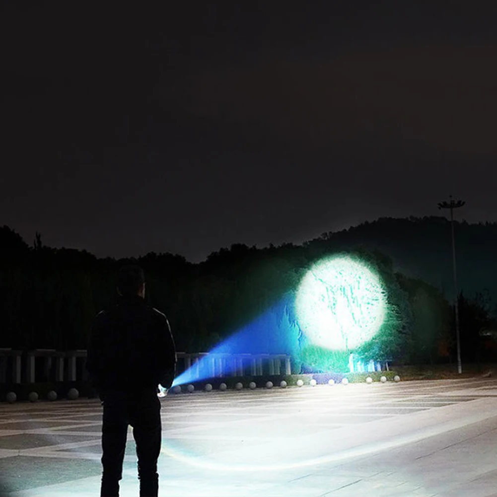 المحمولة XHP50 مصباح يدوي 800LM COB LED فانوس خارجي 1200mAh نوع-C USB قابلة للشحن IPX4 مقاوم للماء التخييم الصيد الإضاءة