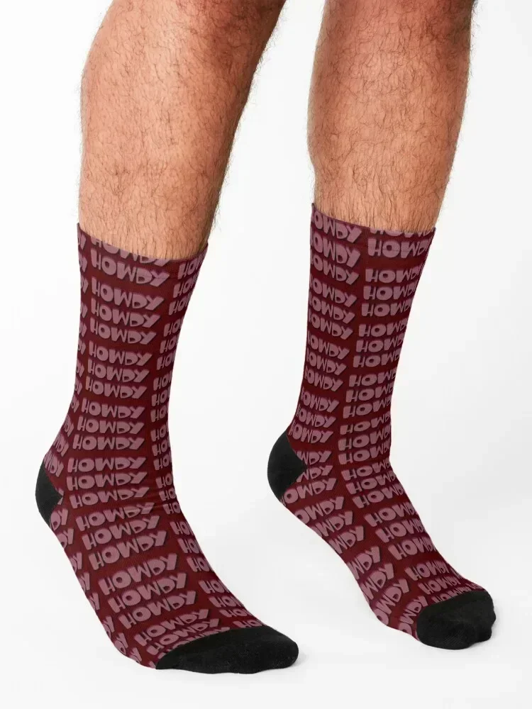 Howdy Howdy Howdy Socks ankle floor Heating sock designer Socks Female Men's