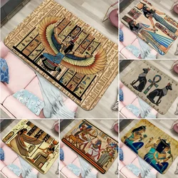 Ancient Egypt Egyptian Door Mat Home Decor Non-slip Kitchen Rugs Washable Corridor Entrance Floor Carpets for Bathroom Hallway