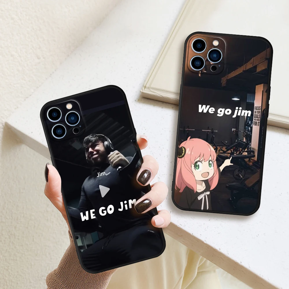 We Go Jim Phone Case FOR IPhone 11 12 8 7 Plus Iphone 13 Pro X 14 SE 2020 XR 11 12 13 Pro Mini XS MAX Sports Start Gym Covers